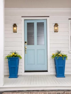 Fairfield Self-Watering Tall Patio Planters, 28” -Garden Supplies Store 39 342 081 tif