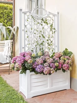 Separate Flower Box With Trellis 12 Separate Flower Box With Trellis -Garden Supplies Store 3 4 crop 8613626 13V