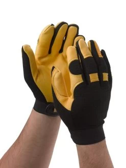 Garden Supplies Store 25 Men's Gold Leaf Soft Touchโข Gloves