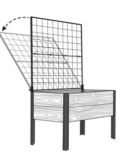 Space-Maker Pivoting Trellis, 4' -Garden Supplies Store 8590247 001 tif