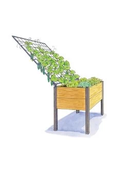 Space-Maker Pivoting Trellis, 4' -Garden Supplies Store 8590247 SMTrellis 4ft tif