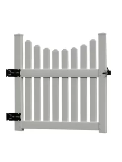Cottage Vinyl Picket Gate