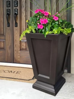 Kensington Self-Watering Tall Patio Planter, 25" -Garden Supplies Store 8598549 03V tif