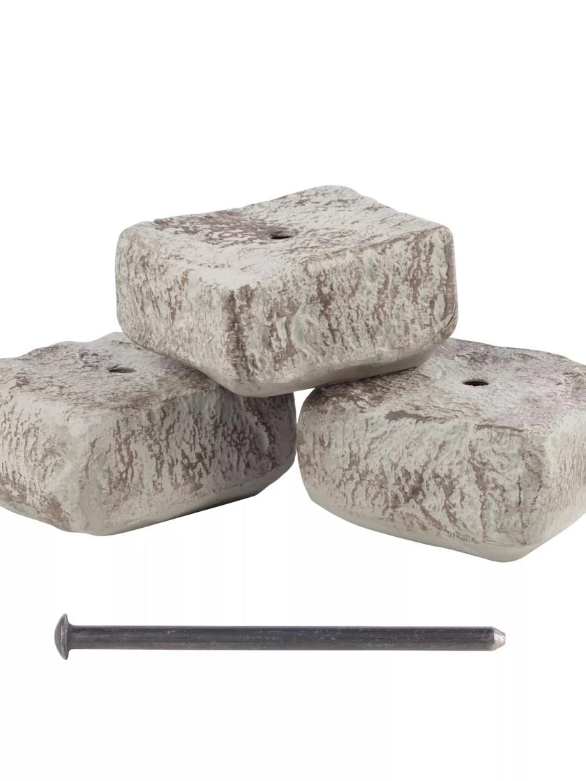 Rock Lock Interlocking Garden System, Ends, Set Of 3 1 Rock Lock Interlocking Garden System, Ends, Set Of 3