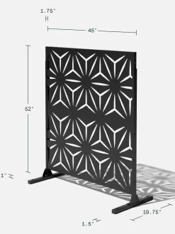 Veradek 2-Panel Privacy Screen Set, Star -Garden Supplies Store 8599214 11v