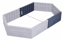 Extension Kit For The Exaco Hexagonal Raised Garden Bed Planter