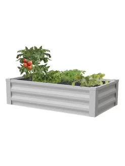Powder-Coated Metal Raised Garden Bed, 24" X 48"