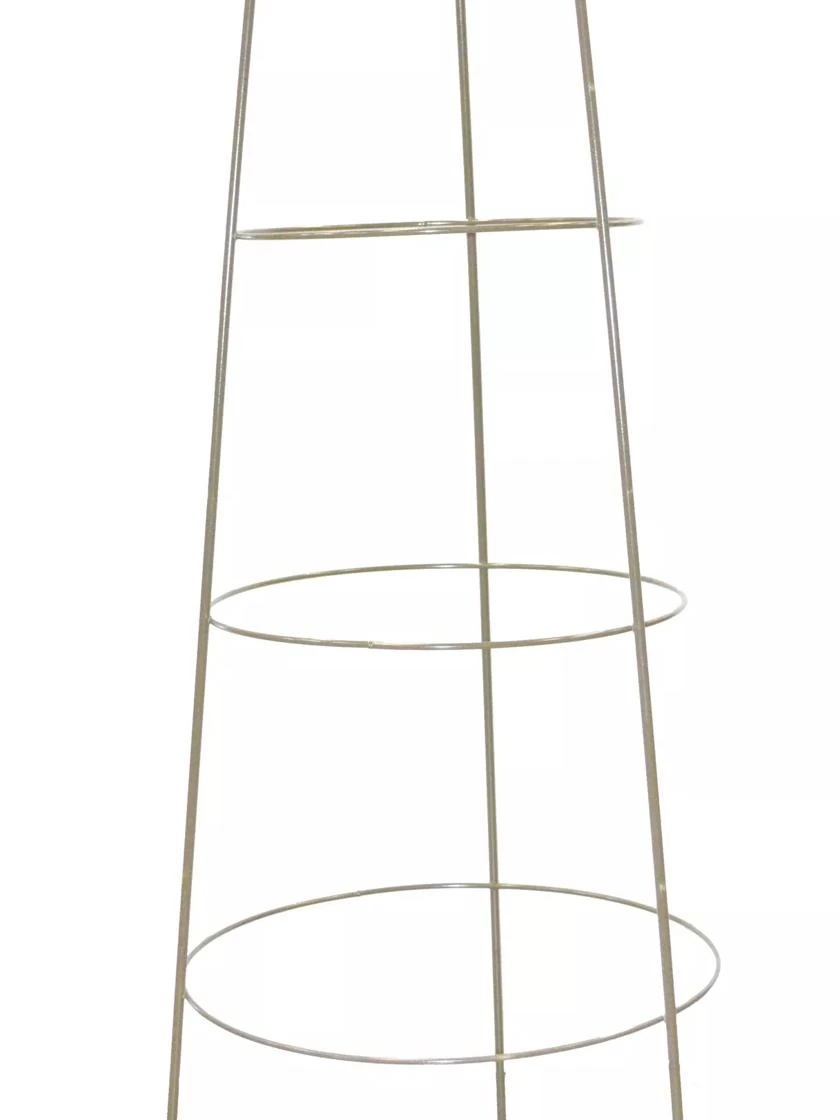 Heavy-Duty Galvanized Inverted Plant Supports 42", Set Of 5 1 Heavy-Duty Galvanized Inverted Plant Supports 42", Set Of 5