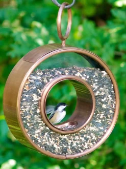 Fly-Thru™ Bird Feeder With Copper Finish