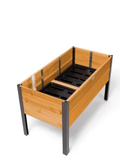 Self-Watering Eco-Stained Elevated Planter Box, 2' X 4' -Garden Supplies Store 8608963 6286 tif