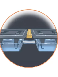 Self-Watering Eco-Stained Elevated Planter Box, 2' X 8' -Garden Supplies Store 8609009 0002 detail art tif