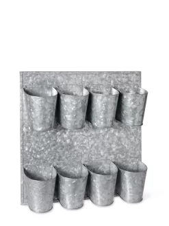 8 Pot Metal Wall Planter 6 8 Pot Metal Wall Planter -Garden Supplies Store 8609089 9665 tif