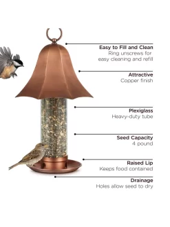 Bell Tube Bird Feeder -Garden Supplies Store 8609486 03v