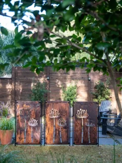 Queen Anne's Lace Corten Steel Screen -Garden Supplies Store 8609526 6301 tif
