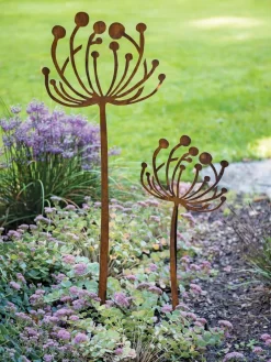 Queen Anne's Lace Garden Stake Set Of 2 -Garden Supplies Store 8610210 0105 tif
