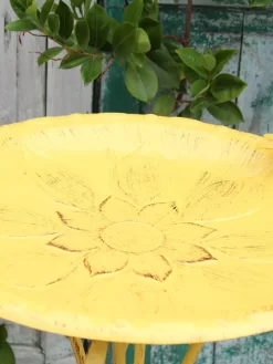 Vintage Floral Birdbath -Garden Supplies Store 8610559 02V JPG