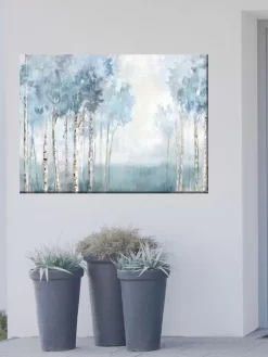 Silent Blue Outdoor Wall Art