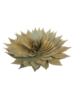Desert Steel Spiral Aloe Sculpture -Garden Supplies Store 8610749 01v desert steel spiral aloe 10 inch