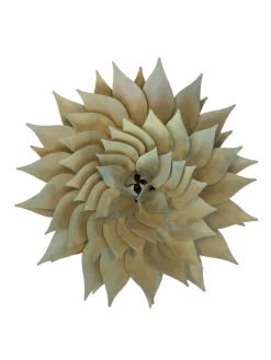 Desert Steel Spiral Aloe Sculpture -Garden Supplies Store 8610750 01v desert steel spiral aloe 15 inch