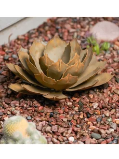 Desert Steel Artichoke Agave Sculpture -Garden Supplies Store 8610760 01v
