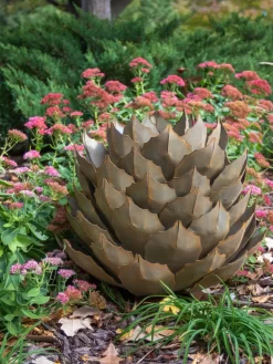 Desert Steel Artichoke Agave Sculpture -Garden Supplies Store 8610761 03v
