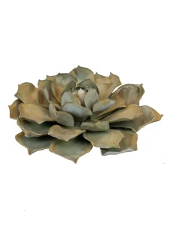 Desert Steel Blue Rose Succulent Sculpture -Garden Supplies Store 8610763 01v desert steel blue rose succulent small
