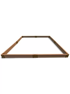 Classic Sienna Composite Raised Bed, 5-1/2" High With 2" Boards -Garden Supplies Store 8610836 01v