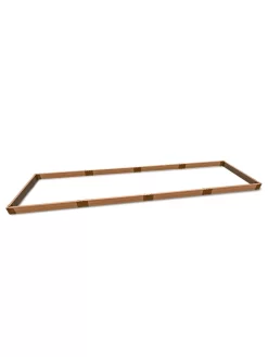 Classic Sienna Composite Raised Bed, 5-1/2" High With 2" Boards -Garden Supplies Store 8610837 01v