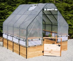 Garden In A Box With Greenhouse, 8' X 8'