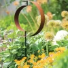 Corten Circle Garden Sculpture