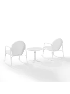 Crosley Griffith 3-piece Outdoor Rocking Chair Set -Garden Supplies Store 8611588 wt 40v