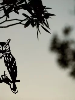 Metalbird Great Horned Owl -Garden Supplies Store 8612018 02V tif