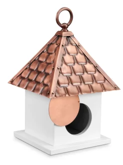 Bird House Bungalow With Copper Roof -Garden Supplies Store 8612197 02v