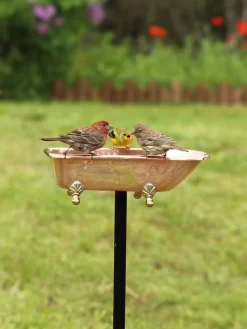 Copper Bathtub Birdbath -Garden Supplies Store 8612202 01v copper bathtub birdbath