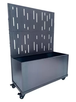 Nice Corten Trough Planters With Privacy Screen -Garden Supplies Store 8612382 01V png