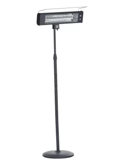 Sun Joe® 1500W Elec. Infrared OD Patio Heater, Adjust Ht. Range, W/Wall Bracket & Cover