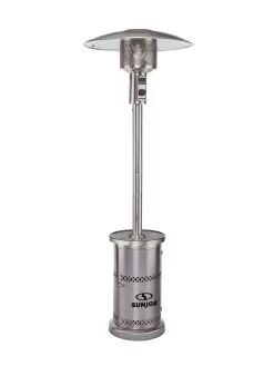 Sun Joe® 48000-BTU Max Stainless Propane OD Patio Heater W/Wheels And Built In Bar Table
