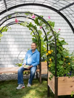 Cedar Bench Kit, Natural, 48" -Garden Supplies Store 8612976 0965