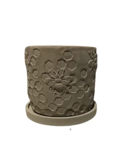 Concrete Honeycomb Bee Planter -Garden Supplies Store 8613044 01v