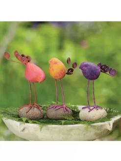 Birds On Stones Set -Garden Supplies Store 8613371 01V 3 4