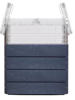 Modular Rectangular Raised Bed Kit With Translucent Panels & Lid