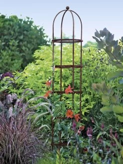 Jardin Round Obelisk, 7' -Garden Supplies Store GS39530 02 tif